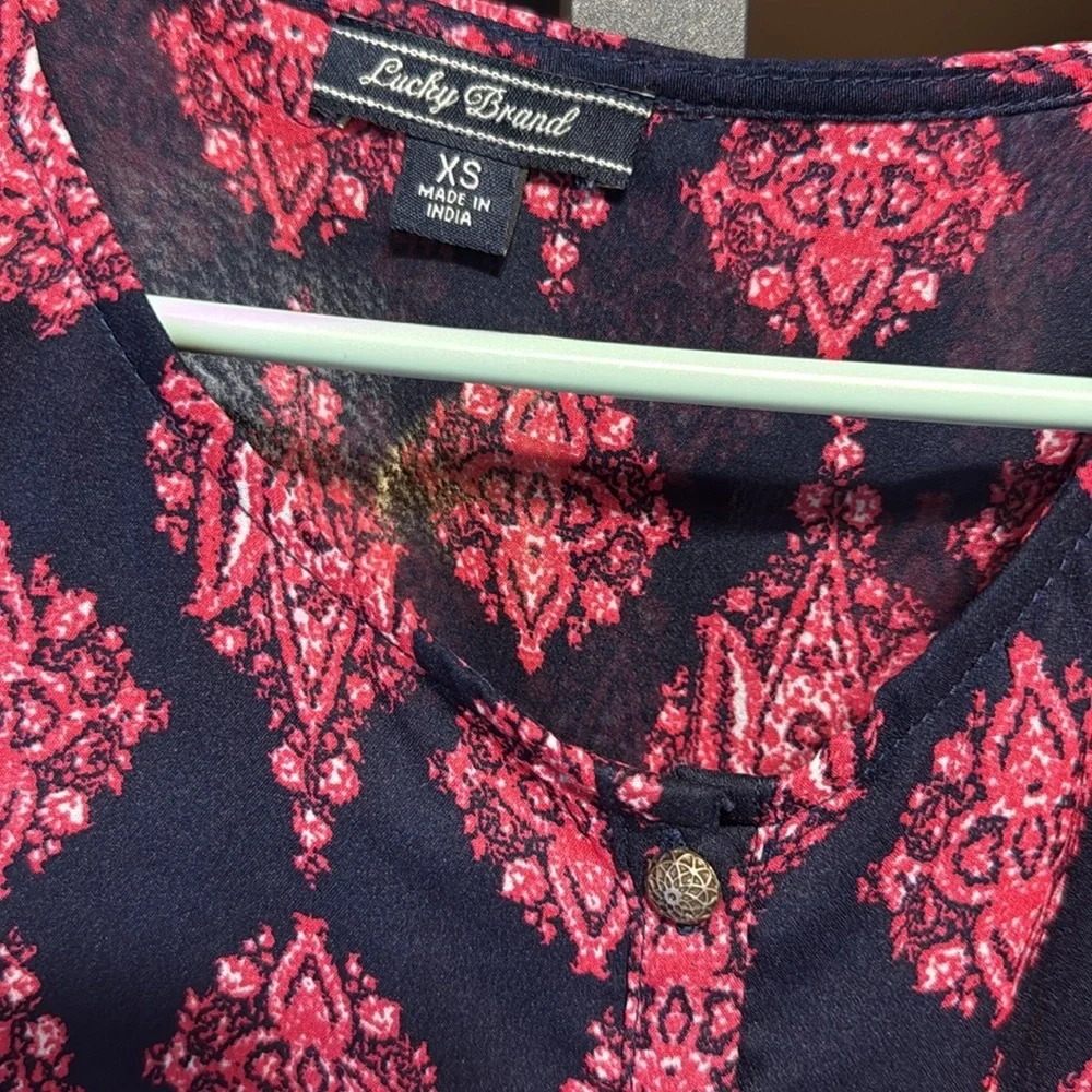 Lucky Brand Blue and Pink Dress - Picture 2 of 3